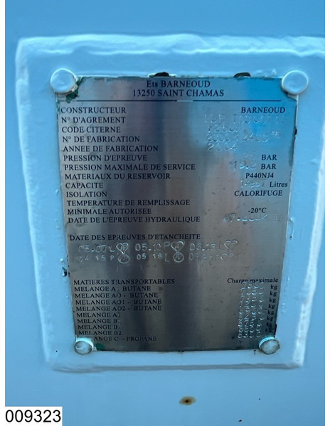 Tankbil Renault Midlum 220 14997 Liter, LPG GPL, Gastank, Steel suspension: bilde 9