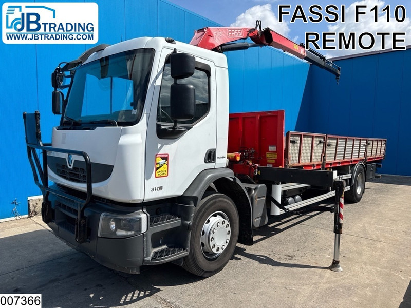 Renault Premium 310 Dxi EURO 5, Retarder, Fassi, Remote - Planbil, Kranbil: bilde 1 Renault Premium 310 Dxi EURO 5, Retarder, Fassi, Remote - Planbil, Kranbil: bilde 1
