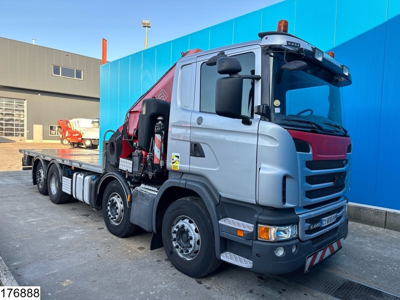 Scania G 440 8x2, EURO 5, Fassi, Retarder, Remote - Planbil, Kranbil: bilde 3 Scania G 440 8x2, EURO 5, Fassi, Retarder, Remote - Planbil, Kranbil: bilde 3