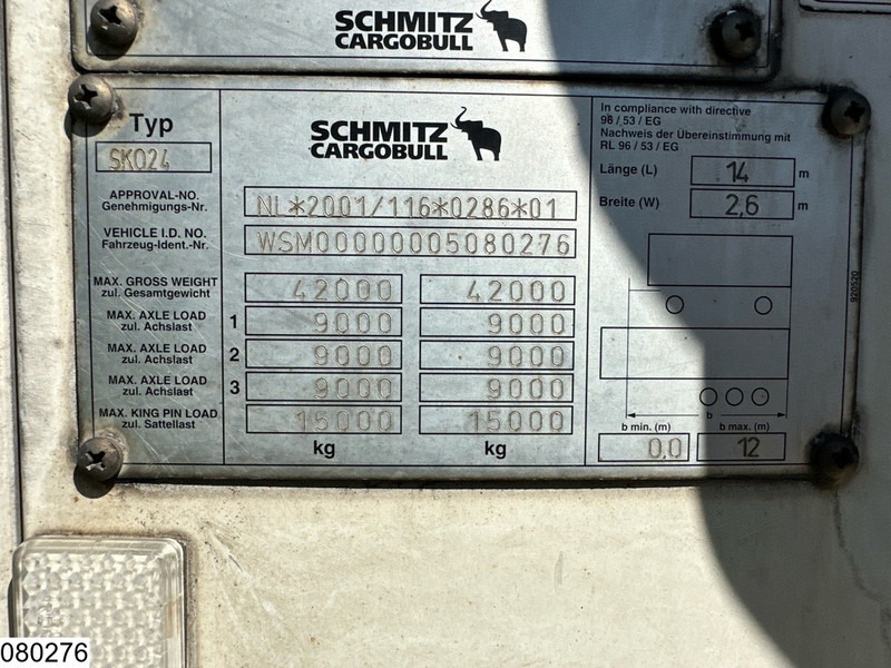 Schmitz Cargobull Koel vries Carrier Vector 1550, Dhollandia - Kjølesemi: bilde 4 Schmitz Cargobull Koel vries Carrier Vector 1550, Dhollandia - Kjølesemi: bilde 4