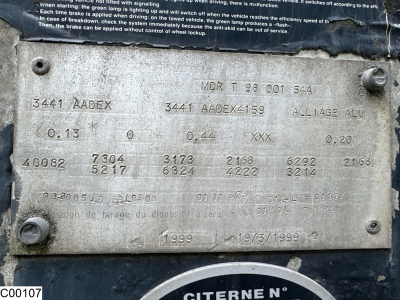 Trailor Fuel 40082 Litres, 9 Compartments - Tanksemi: bilde 4 Trailor Fuel 40082 Litres, 9 Compartments - Tanksemi: bilde 4