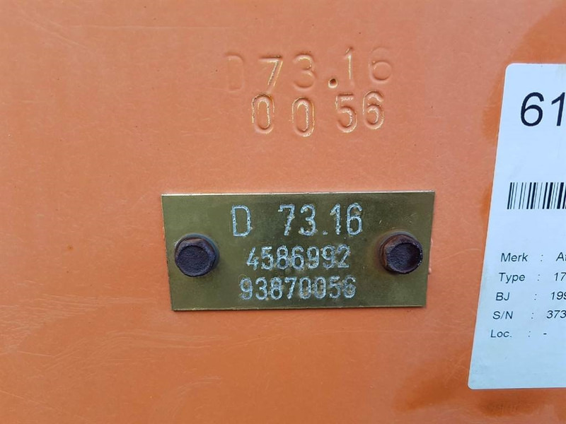 Atlas 1704MH-D73.16-Dipperstick/Stiel/Lepelsteel - Bom: bilde 5 Atlas 1704MH-D73.16-Dipperstick/Stiel/Lepelsteel - Bom: bilde 5