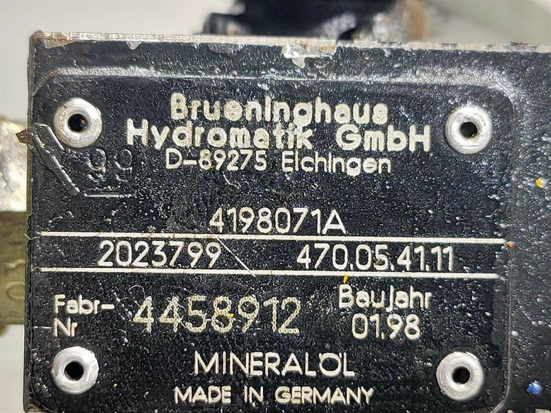 Brueninghaus Hydromatik R902023799 - Hydraulikk: bilde 4 Brueninghaus Hydromatik R902023799 - Hydraulikk: bilde 4