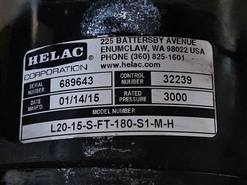 JLG - Helac L20-15-S - Rotary actuator/Drehantrieb - Hydraulikk: bilde 5 JLG - Helac L20-15-S - Rotary actuator/Drehantrieb - Hydraulikk: bilde 5