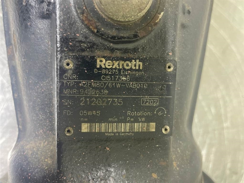 Manitou 160ATJ-Rexroth A2FM80/61W-Drive motor/Fahrmotor - Hydraulikk for Bygg og anlegg: bilde 4 Manitou 160ATJ-Rexroth A2FM80/61W-Drive motor/Fahrmotor - Hydraulikk for Bygg og anlegg: bilde 4