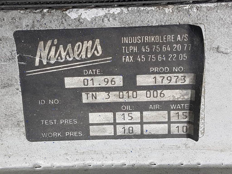 Nissens TN3010006-Cooler/Kühler/Koeler - Motor for Bygg og anlegg: bilde 4 Nissens TN3010006-Cooler/Kühler/Koeler - Motor for Bygg og anlegg: bilde 4