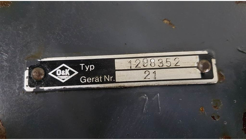 O & K 1298352 - O&K MH 6.5 - Valve/Ventile/Ventiel - Hydraulikk: bilde 4 O & K 1298352 - O&K MH 6.5 - Valve/Ventile/Ventiel - Hydraulikk: bilde 4