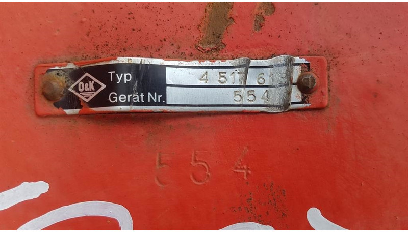 O & K 4517615 - O&K L 35 - Axle/Achse/As - Aksel og deler for Bygg og anlegg: bilde 5 O & K 4517615 - O&K L 35 - Axle/Achse/As - Aksel og deler for Bygg og anlegg: bilde 5