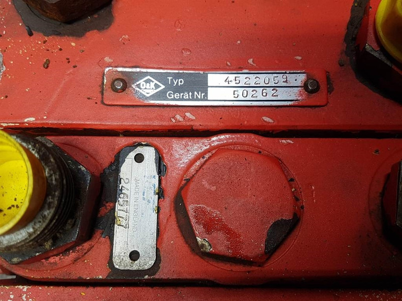 O & K 4522059 - O&K L15 B - Valve/Ventile/Ventiel - Hydraulikk: bilde 4 O & K 4522059 - O&K L15 B - Valve/Ventile/Ventiel - Hydraulikk: bilde 4