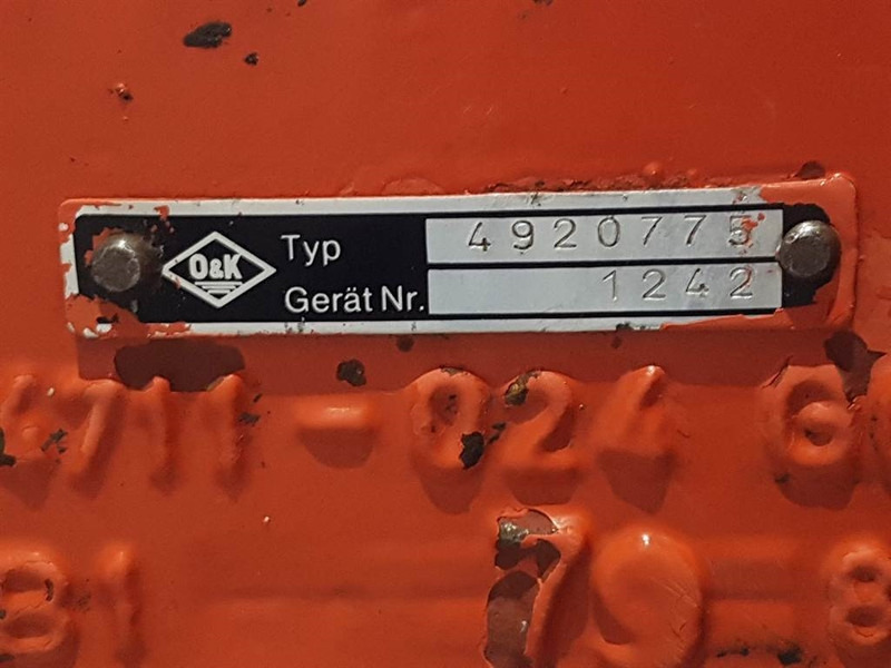 O & K L15B - 4920775 - Axle/Achse/As - Aksel og deler for Bygg og anlegg: bilde 5 O & K L15B - 4920775 - Axle/Achse/As - Aksel og deler for Bygg og anlegg: bilde 5