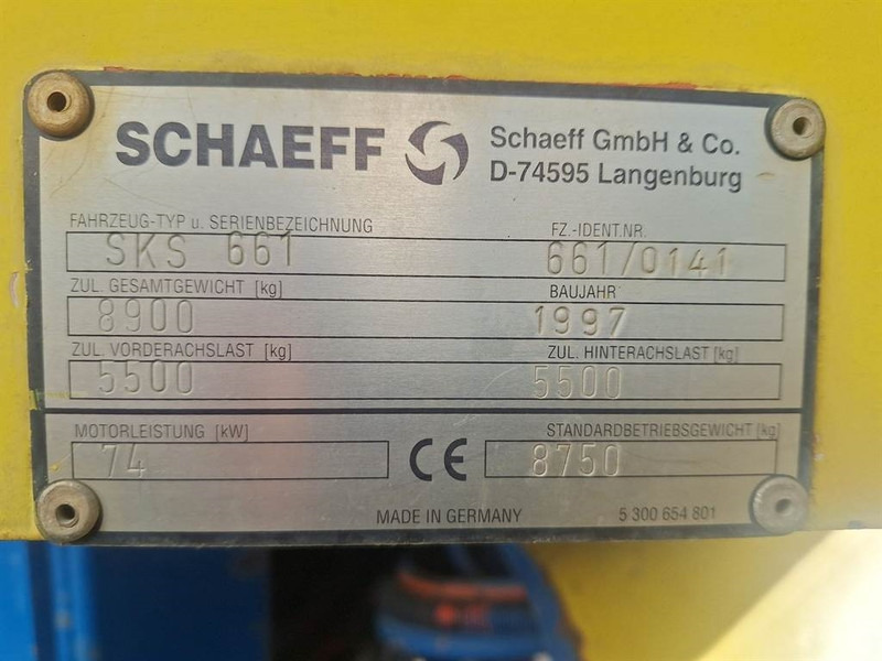 Schaeff SKS 661 - Hjullaster: bilde 4 Schaeff SKS 661 - Hjullaster: bilde 4