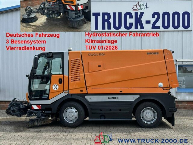 Bucher City Cat 5006 3Besen Sweeper 4 Radlenkung - Feiebil: bilde 1 Bucher City Cat 5006 3Besen Sweeper 4 Radlenkung - Feiebil: bilde 1