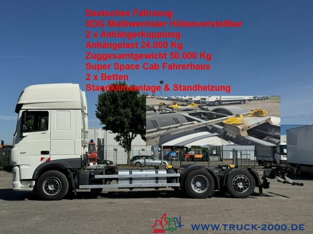 DAF 480 SSC BDF SDG Multiwechsler 2Betten Standklima - Container-transport/ Vekselflak lastebil: bilde 1 DAF 480 SSC BDF SDG Multiwechsler 2Betten Standklima - Container-transport/ Vekselflak lastebil: bilde 1