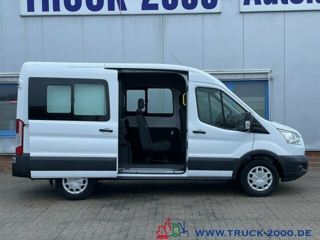 Varebil med dobbelt førerhus Ford Transit 350 TDCI Mixto 6 Sitze Motor Neu 500 KM: bilde 8