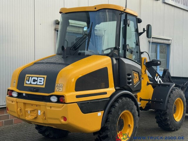 Hjullaster JCB 407 T4 4x4 Radlader Schutzkabine Schaufel +Gabel: bilde 8