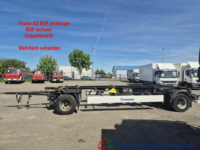 Krone AZ18 Box Carrier - Luft - BPW Achsen - Container-transport/ Vekselflak tilhenger: bilde 1 Krone AZ18 Box Carrier - Luft - BPW Achsen - Container-transport/ Vekselflak tilhenger: bilde 1