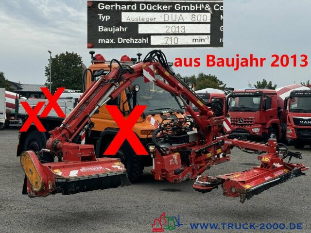Unimog Dücker Mähkombi RSM Mäher Ausleger DUA800 - Lastebil: bilde 1 Unimog Dücker Mähkombi RSM Mäher Ausleger DUA800 - Lastebil: bilde 1