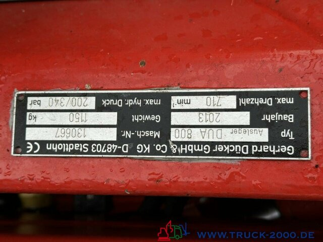 Unimog Dücker Mähkombi RSM Mäher Ausleger DUA800 - Lastebil: bilde 5 Unimog Dücker Mähkombi RSM Mäher Ausleger DUA800 - Lastebil: bilde 5