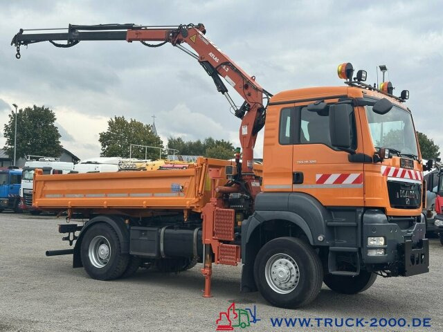 MAN 18.320 4x4 Atlas Kran + Winterdienstausstattung - Tippbil, Kranbil: bilde 2 MAN 18.320 4x4 Atlas Kran + Winterdienstausstattung - Tippbil, Kranbil: bilde 2