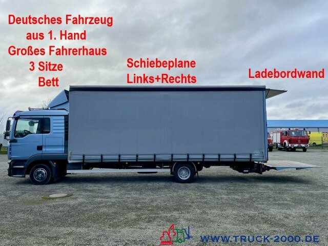 MAN TGL 9.210 Schiebeplane L+R LBW Großes Haus/ Bett - Kapellbil: bilde 1 MAN TGL 9.210 Schiebeplane L+R LBW Großes Haus/ Bett - Kapellbil: bilde 1