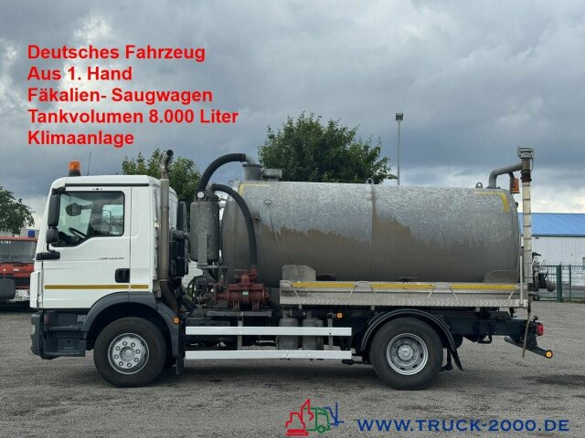 MAN TGM 15.250 Fäkalien- Saugwagen 8.000 Liter Klima - Vakuum lastebil: bilde 1 MAN TGM 15.250 Fäkalien- Saugwagen 8.000 Liter Klima - Vakuum lastebil: bilde 1