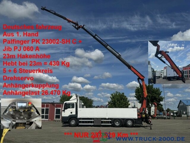 MAN TGS 26.400 PK 23002 mit Jib 23m Hakenhöhe 237TKM - Planbil, Kranbil: bilde 1 MAN TGS 26.400 PK 23002 mit Jib 23m Hakenhöhe 237TKM - Planbil, Kranbil: bilde 1