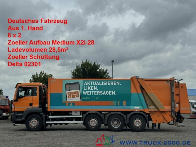 MAN TGS 35.360 8x2 Zoeller 29m³ Medium Schüttung 1.3 - Søppelbil: bilde 1 MAN TGS 35.360 8x2 Zoeller 29m³ Medium Schüttung 1.3 - Søppelbil: bilde 1