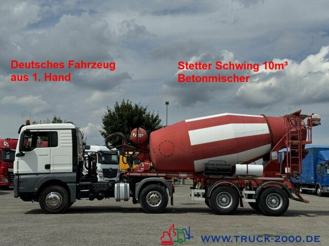 MAN TGX 18.460 XL Stetter Schwing 10m3 Deutscher LKW - Betongbil: bilde 1 MAN TGX 18.460 XL Stetter Schwing 10m3 Deutscher LKW - Betongbil: bilde 1
