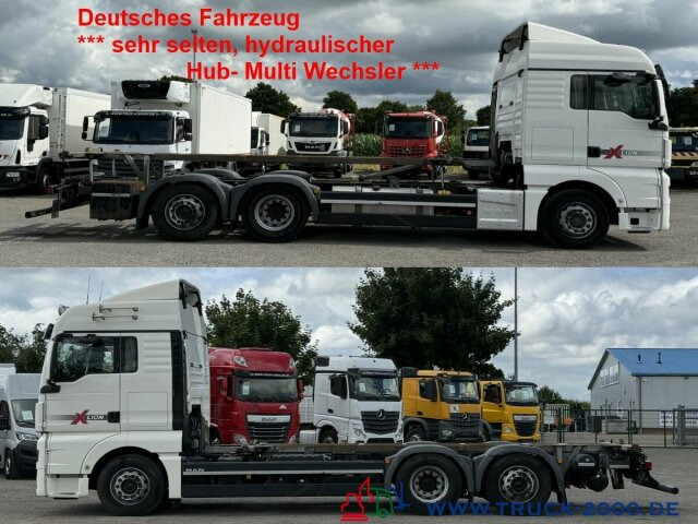 MAN TGX 26.480 XLX Haus Bett hydr Hub Multi Wechsler - Container-transport/ Vekselflak lastebil: bilde 1 MAN TGX 26.480 XLX Haus Bett hydr Hub Multi Wechsler - Container-transport/ Vekselflak lastebil: bilde 1