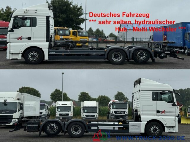 MAN TGX 26.500 XLX Haus Bett hydr Hub Multi Wechsler - Container-transport/ Vekselflak lastebil: bilde 1 MAN TGX 26.500 XLX Haus Bett hydr Hub Multi Wechsler - Container-transport/ Vekselflak lastebil: bilde 1