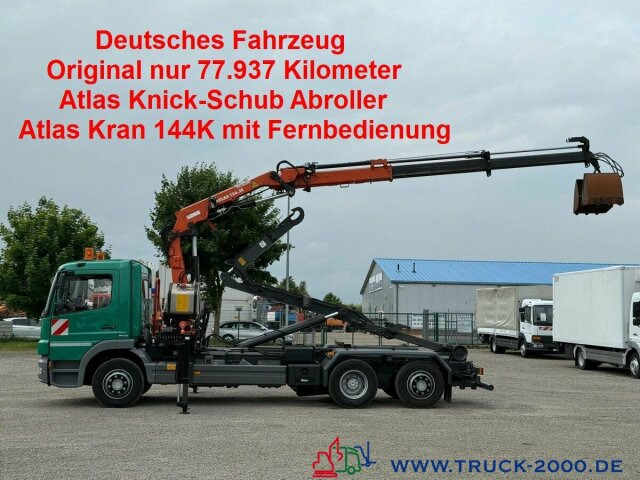 Mercedes-Benz 2024 Atlas Abroller Atlas Kran FB Nur77.937 KM - Krokbil, Kranbil: bilde 1 Mercedes-Benz 2024 Atlas Abroller Atlas Kran FB Nur77.937 KM - Krokbil, Kranbil: bilde 1