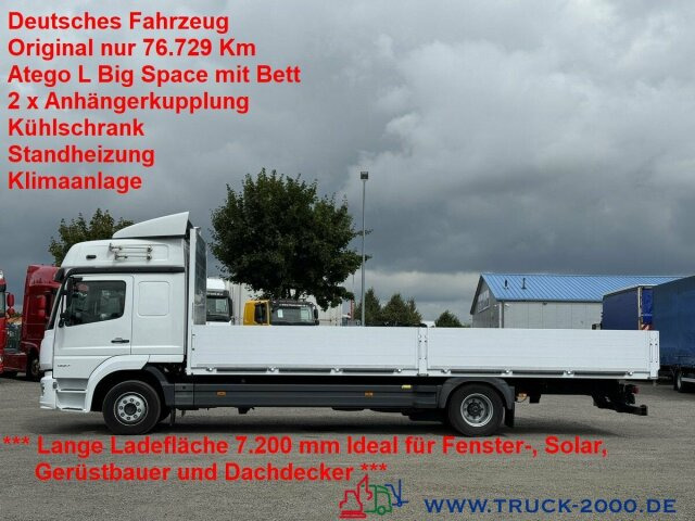 Mercedes-Benz Atego 1227 Big Space Großes Haus 7,2m Pritsche - Planbil: bilde 1 Mercedes-Benz Atego 1227 Big Space Großes Haus 7,2m Pritsche - Planbil: bilde 1
