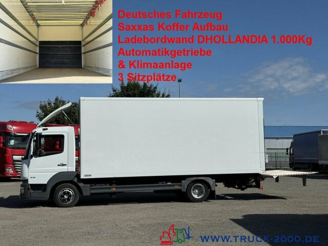 Mercedes-Benz Atego 818 Koffer LBW DHOLLANDIA 1.000kg 3 Sitze - Varebil med skap: bilde 1 Mercedes-Benz Atego 818 Koffer LBW DHOLLANDIA 1.000kg 3 Sitze - Varebil med skap: bilde 1