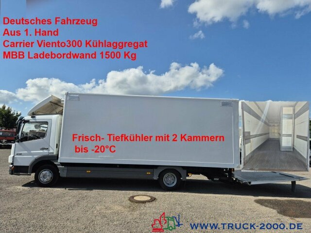 Mercedes-Benz Atego 818 Kühlkoffer Carrier-20° 2Kammern LBW - Kjølebil: bilde 1 Mercedes-Benz Atego 818 Kühlkoffer Carrier-20° 2Kammern LBW - Kjølebil: bilde 1