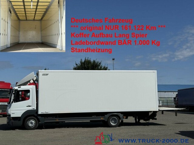Mercedes-Benz Atego 818 Lang Koffer Ladebordwand BÄR 1.000kg - Varebil med skap: bilde 1 Mercedes-Benz Atego 818 Lang Koffer Ladebordwand BÄR 1.000kg - Varebil med skap: bilde 1