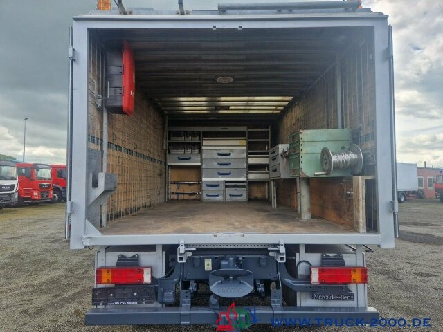 Skapbil Mercedes-Benz Atego 824 4x4 Ideal Werkstatt-Wohn-Expeditionsmobil: bilde 13