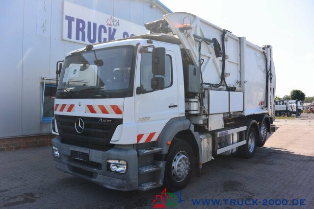 Søppelbil for transport av søppel Mercedes-Benz Axor 2529 Faun Überkopf Frontlader 25 m³ 1.Hand: bilde 12