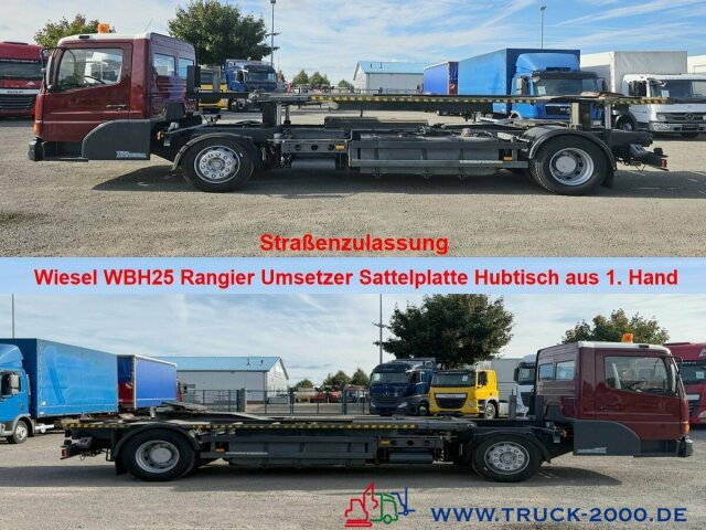Mercedes-Benz Kamag Wiesel WBH25 Umsetzer + Sattelplatte - Container-transport/ Vekselflak lastebil: bilde 1 Mercedes-Benz Kamag Wiesel WBH25 Umsetzer + Sattelplatte - Container-transport/ Vekselflak lastebil: bilde 1