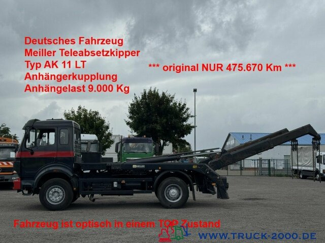 Mercedes-Benz SK 1831 Meiller Teleabsetzer AHK - NUR 475 TKM - Liftdumper lastebil: bilde 1 Mercedes-Benz SK 1831 Meiller Teleabsetzer AHK - NUR 475 TKM - Liftdumper lastebil: bilde 1