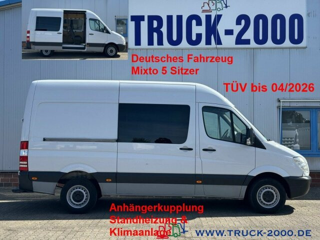 Mercedes-Benz Sprinter 213 Mixto 5 Sitzer Klima Standhzg. AHK - Små varebil: bilde 1 Mercedes-Benz Sprinter 213 Mixto 5 Sitzer Klima Standhzg. AHK - Små varebil: bilde 1