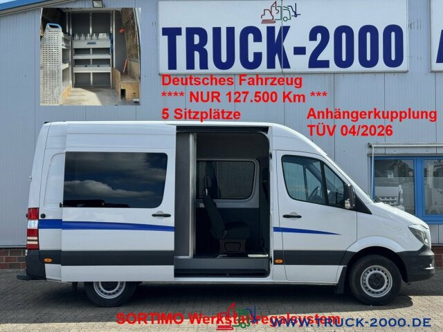 Mercedes-Benz Sprinter 314 Mixto 5Sitzer Sortimo Werkstattsyst - Kassebil: bilde 1 Mercedes-Benz Sprinter 314 Mixto 5Sitzer Sortimo Werkstattsyst - Kassebil: bilde 1