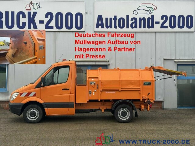 Mercedes-Benz Sprinter 316 Hagemann 3,5m3 Müllwagen mit Presse - Søppelbil: bilde 1 Mercedes-Benz Sprinter 316 Hagemann 3,5m3 Müllwagen mit Presse - Søppelbil: bilde 1