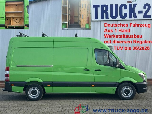 Mercedes-Benz Sprinter 316 Hoch + Lang + Werkstattausbau + AHK - Kassebil: bilde 1 Mercedes-Benz Sprinter 316 Hoch + Lang + Werkstattausbau + AHK - Kassebil: bilde 1
