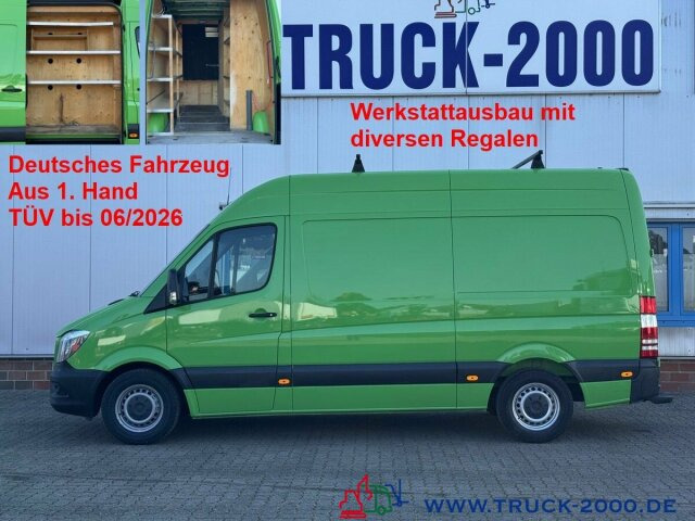 Mercedes-Benz Sprinter 316 Hoch + Lang + Werkstattausbau Klima - Kassebil: bilde 1 Mercedes-Benz Sprinter 316 Hoch + Lang + Werkstattausbau Klima - Kassebil: bilde 1