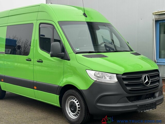 Kassebil, Varebil med dobbelt førerhus Mercedes-Benz Sprinter 317 CDI Mixto 5 Sitze AHK 3.500kg Klima: bilde 11