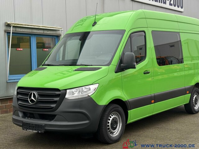 Kassebil, Varebil med dobbelt førerhus Mercedes-Benz Sprinter 317 CDI Mixto 5 Sitze AHK 3.500kg Klima: bilde 10