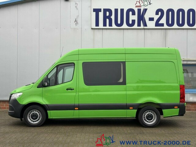 Kassebil, Varebil med dobbelt førerhus Mercedes-Benz Sprinter 317 CDI Mixto 5 Sitze AHK 3.500kg Klima: bilde 12