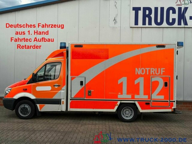 Mercedes-Benz Sprinter 516 Fahrtec RTW Luftfederung Retarder - Ambulanse: bilde 1 Mercedes-Benz Sprinter 516 Fahrtec RTW Luftfederung Retarder - Ambulanse: bilde 1