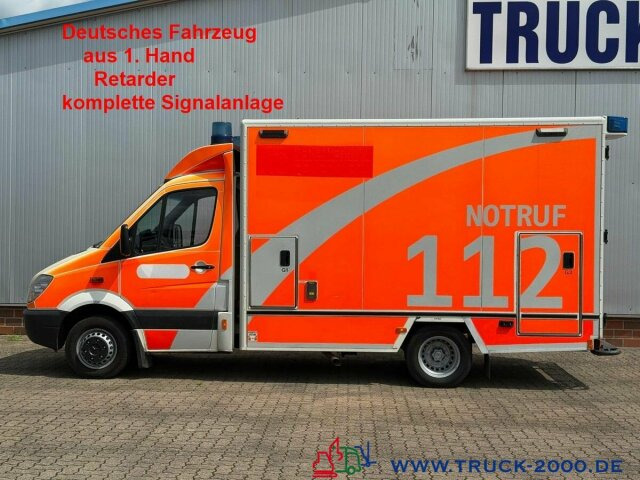 Mercedes-Benz Sprinter 516 Fahrtec RTW Luftfederung Retarder - Ambulanse: bilde 1 Mercedes-Benz Sprinter 516 Fahrtec RTW Luftfederung Retarder - Ambulanse: bilde 1