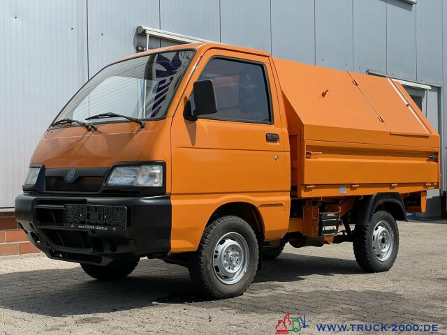 Søppelbil Piaggio Porter Kipper Müllwagen- Gehweg Reinigung 1.Hand: bilde 12